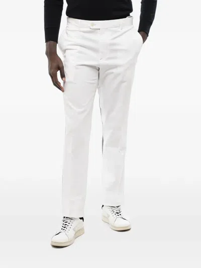 Corneliani Belt-loops Trousers In White