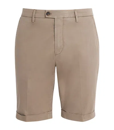 Corneliani Bermuda Chino Shorts In Beige
