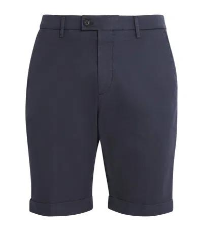 Corneliani Bermuda Chino Shorts In Navy