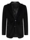 Corneliani 벨벳 블레이저 In Black