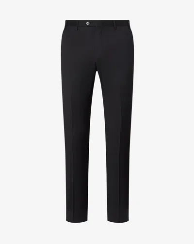 Corneliani Black 130's Wool Trousers