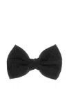 Corneliani Black Bow Tie In Black