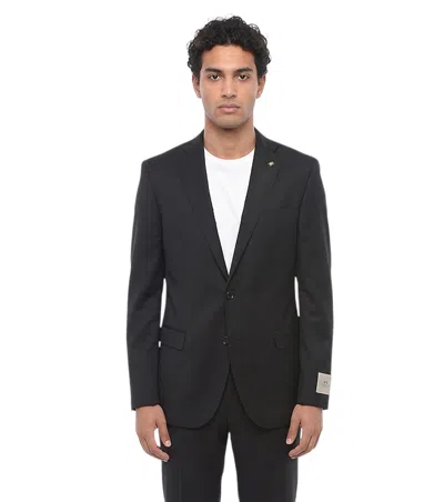 Corneliani Black Single Breasted Blazer