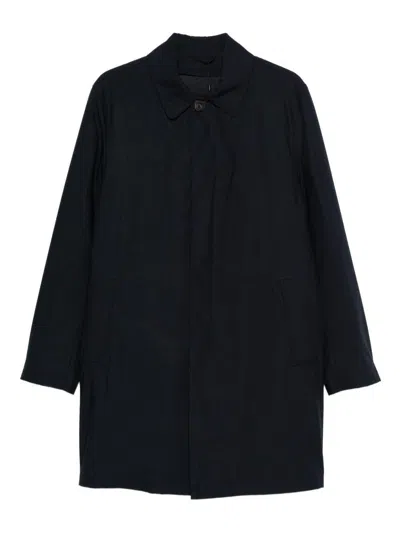 CORNELIANI Black trench coat with front buttoning CORNELIANI