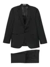 Corneliani Black Virgin Wool Suit In Black