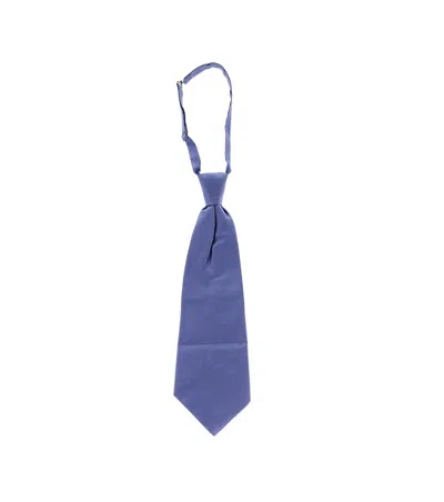 Corneliani Blue Ascot Solid Tie