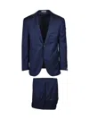 Corneliani Blue Cupro Men Suit In Blue