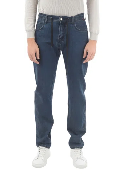 Corneliani Blue Mid Rise Jeans