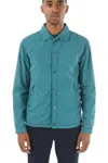 Corneliani Snap-button Overshirt In Blue