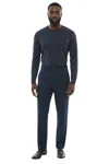 Corneliani Blue Tailored Trousers In Blue