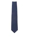 Corneliani Blue Tie With Small Geometric Patterns  In Blue