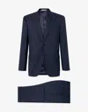 Corneliani Blue Tropical Wool Suit In Blue