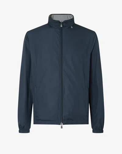 Corneliani Blue Ultra Light Technical Fabric Jacket