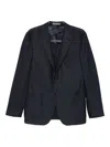 Corneliani Blue Virgin Wool And Cashmere Suit Jacket In Blue