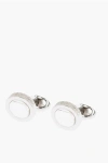 Corneliani Brass Cufflinks With Crystals
