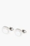 Corneliani Brass Cufflinks With Crystals