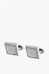 Corneliani Brass Cufflinks With Hematite Details
