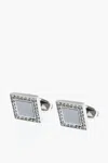 Corneliani Brass Cufflinks With Hematite Details