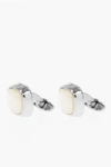 Corneliani Brass Cufflinks With Pearled Detail