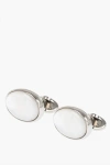 Corneliani Brass Cufflinks With Pearled Detail