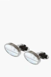 Corneliani Brass Cufflinks With Pearled Detail