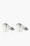 Corneliani Brass Cufflinks With Pearled Detail