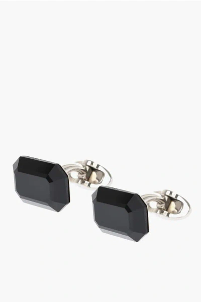 Corneliani Brass Cufflinks With Swarovski