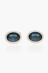 Corneliani Brass Cufflinks With Swarovskis Grösse Unica