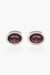 Corneliani Brass Cufflinks With Swarovskis Grösse Unica