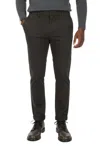 Corneliani Brown Flat Front Trousers In Gray