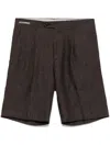 Corneliani Brown Shorts With Tailored Fit
