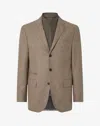 Corneliani Brown Wool And Cashmere Jacket With Detachable Vest In Brown