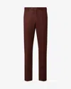 Corneliani Brown Two-dart Pure Wool Trousers In Brown