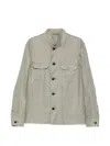 Corneliani Button Flap-pocket Jacket In Gray