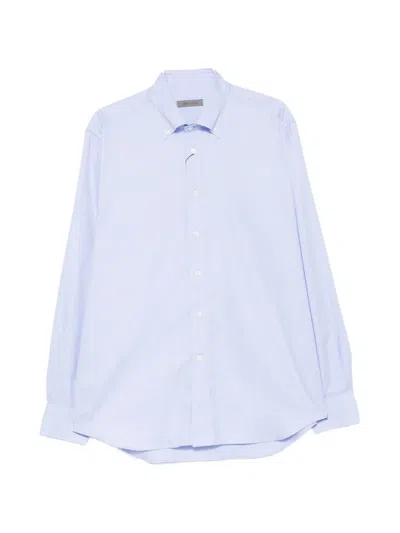 Corneliani Button-down Collar Shirt In White