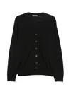 Corneliani Button-up V-neck Cardigan In Black