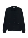 Corneliani Button-up Flap-pocket Cardigan In Blue