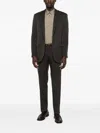 Corneliani Buttoned-fastening Shirt In Brown