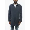 Corneliani Buttoned Raincoat In Black