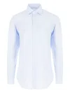 Corneliani Buttoned Shirt In Blue