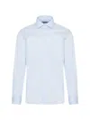 Corneliani Buttoned Shirt In Blue
