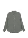 Corneliani Buttoned Shirt In Gray