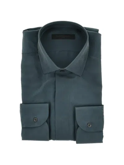 Corneliani Buttoned Shirt In Blue