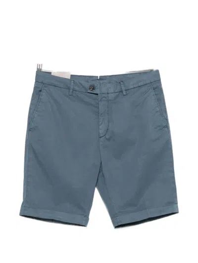 Corneliani Buttoned Shorts In Blue