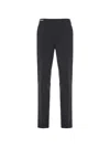 Corneliani Buttoned Trousers In Black