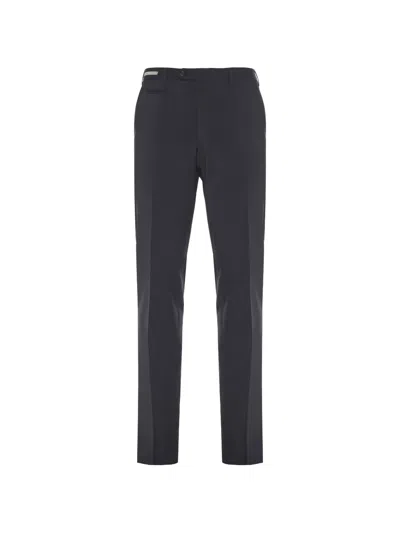 Corneliani Buttoned Trousers In Black