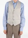 Corneliani Buttoned Waistcoat In Grey