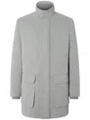 Corneliani Flap-pocket Wool Jacket In Gray