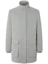 Corneliani Flap-pocket Wool Jacket In Gray