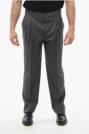 Corneliani Cc Brothers Pinstriped Virgin Wool Pants